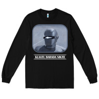 Black klaatu barada nikto Long Sleeve Tee - linhVisuals