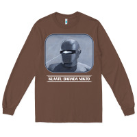 Chestnut klaatu barada nikto Long Sleeve Tee - linhVisuals