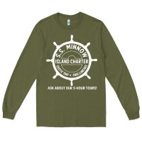 Army Green s.s. minnow tour Long Sleeve Tee - linhVisuals