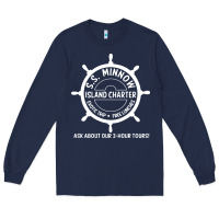 Navy s.s. minnow tour Long Sleeve Tee - linhVisuals
