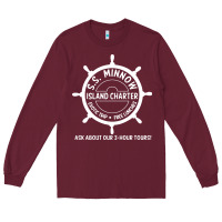 Burgundy s.s. minnow tour Long Sleeve Tee - linhVisuals