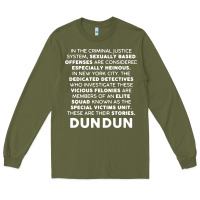 Army Green law and order svu opening monologue Long Sleeve Tee - linhVisuals