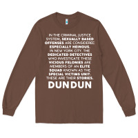 Chestnut law and order svu opening monologue Long Sleeve Tee - linhVisuals
