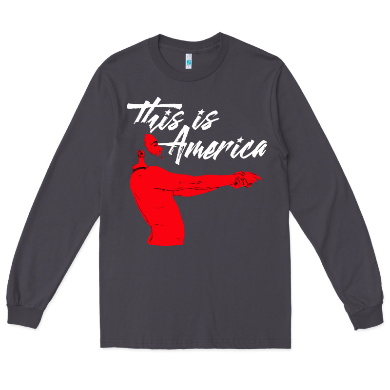 This Is America Meme Long Sleeve Tee by linhVisuals | Teevron