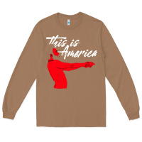Toasted Coconut this is america meme Long Sleeve Tee - linhVisuals