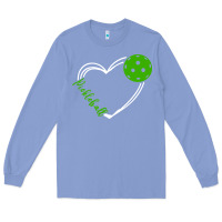 Colony Blue love pickleball women Long Sleeve Tee - linhVisuals