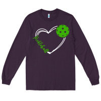 Plum love pickleball women Long Sleeve Tee - linhVisuals
