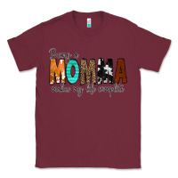 Burgundy Being a Momma Makes My Life Complete Classic Tee - CowCowDesign
