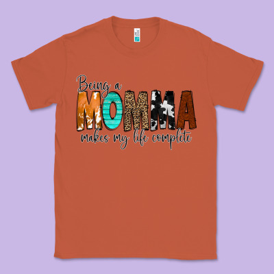 Being A Momma Makes My Life Complete Classic Tee Designed By Cowcowdesign