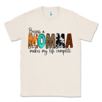 Natural Being a Momma Makes My Life Complete Classic Tee - CowCowDesign