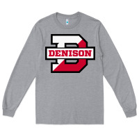 Heather Grey denison high school Long Sleeve Tee - linhVisuals