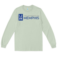 Matcha University Of Memphis Wordmark Long Sleeve Tee - linhVisuals