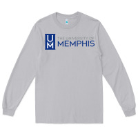 Moon Dust University Of Memphis Wordmark Long Sleeve Tee - linhVisuals