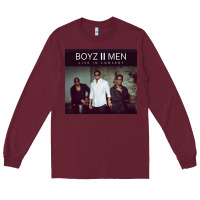 Burgundy #boyz 2 men tour 2022 Long Sleeve Tee - linhVisuals