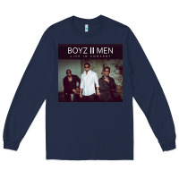 Navy #boyz 2 men tour 2022 Long Sleeve Tee - linhVisuals