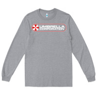 Heather Grey umbrella corporation company Long Sleeve Tee - linhVisuals