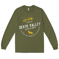 Army Green death valley national park hiker hiking nevada cool Long Sleeve Tee - linhVisuals