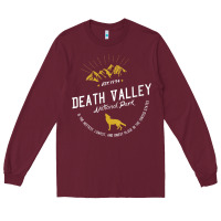 Burgundy death valley national park hiker hiking nevada cool Long Sleeve Tee - linhVisuals