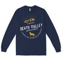 Navy death valley national park hiker hiking nevada cool Long Sleeve Tee - linhVisuals