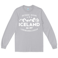 Moon Dust iceland hiking landmannalaugar est 1477 Long Sleeve Tee - linhVisuals