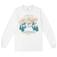 White mount rainier national park washington usa vacation hiking Long Sleeve Tee - linhVisuals