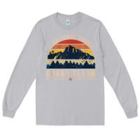 Moon Dust national park grand teton vintage retro hiking Long Sleeve Tee - linhVisuals
