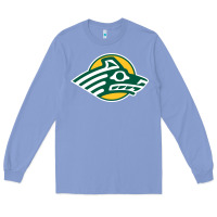Colony Blue Alaska Anchorage Seawolves Long Sleeve Tee - linhVisuals