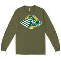 Army Green Alaska Anchorage Seawolves Long Sleeve Tee - linhVisuals