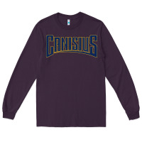 Plum Canisius Athletics Wordmark Long Sleeve Tee - linhVisuals