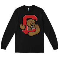 Black Cornell Big Red Long Sleeve Tee - linhVisuals