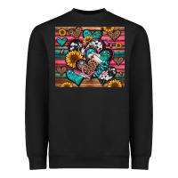 Black nurse hearts Heavyweight Sweatshirt - Jasminsmagicworld