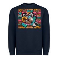 Navy nurse hearts Heavyweight Sweatshirt - Jasminsmagicworld
