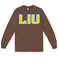 Chestnut Liu Gold Wordmark Long Sleeve Tee - linhVisuals