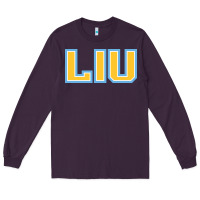 Plum Liu Gold Wordmark Long Sleeve Tee - linhVisuals