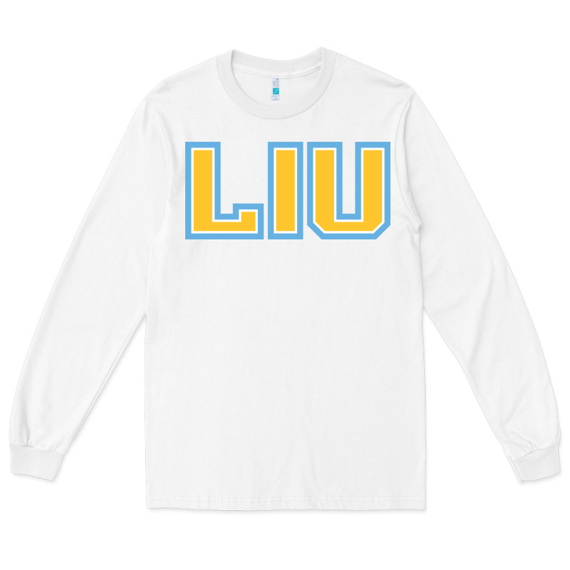 Liu Gold Wordmark Long Sleeve Tee by linhVisuals | Teevron