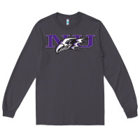 Smoke Niagara Purple Eagles Long Sleeve Tee - linhVisuals