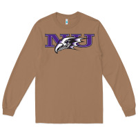 Toasted Coconut Niagara Purple Eagles Long Sleeve Tee - linhVisuals