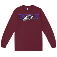 Burgundy Niagara Purple Eagles Long Sleeve Tee - linhVisuals