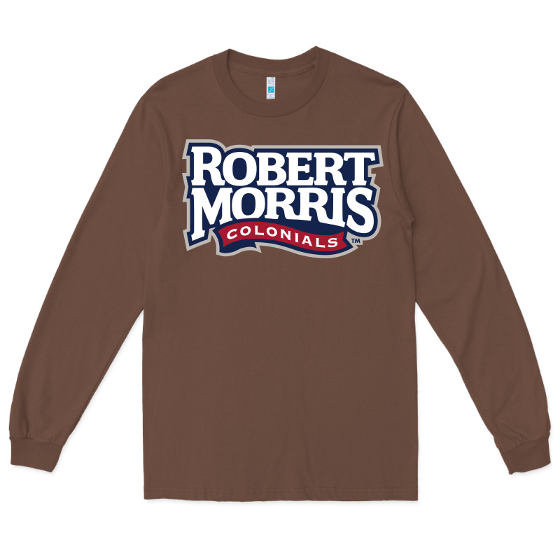 Robert Morris Colonials Wordmark Long Sleeve Tee by linhVisuals | Teevron