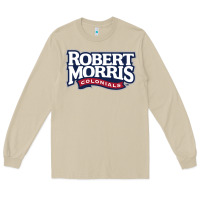 Mushroom Robert Morris Colonials Wordmark Long Sleeve Tee - linhVisuals