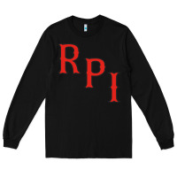 Black Rpi Engineers Hockey Long Sleeve Tee - linhVisuals
