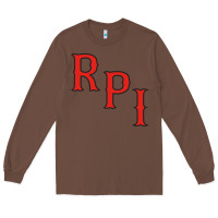 Chestnut Rpi Engineers Hockey Long Sleeve Tee - linhVisuals