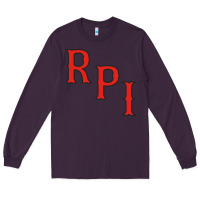 Plum Rpi Engineers Hockey Long Sleeve Tee - linhVisuals