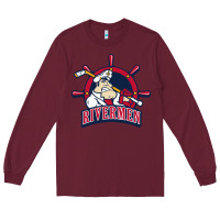 Burgundy peoria rivermen Long Sleeve Tee - linhVisuals