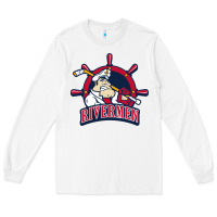 White peoria rivermen Long Sleeve Tee - linhVisuals