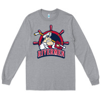 Heather Grey peoria rivermen Long Sleeve Tee - linhVisuals
