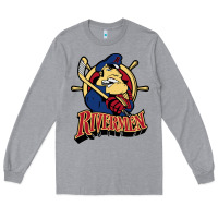 Heather Grey peoria rivermen Long Sleeve Tee - linhVisuals
