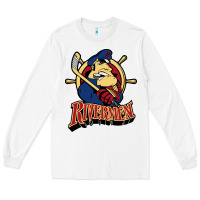 White peoria rivermen Long Sleeve Tee - linhVisuals