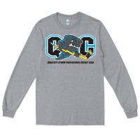 Heather Grey quad city storm Long Sleeve Tee - linhVisuals
