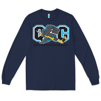 Navy quad city storm Long Sleeve Tee - linhVisuals